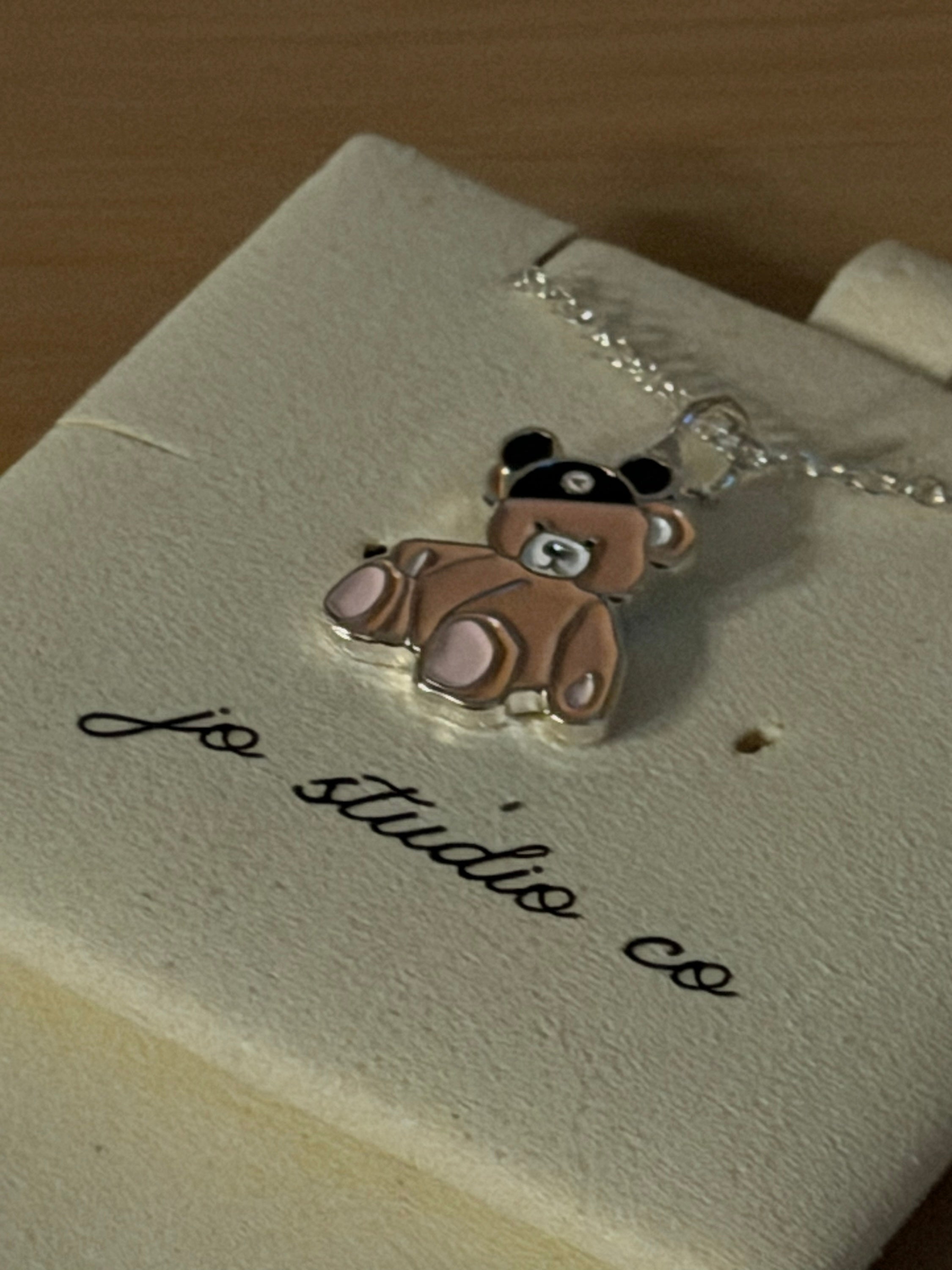 Park Teddy Necklace Silver image 2