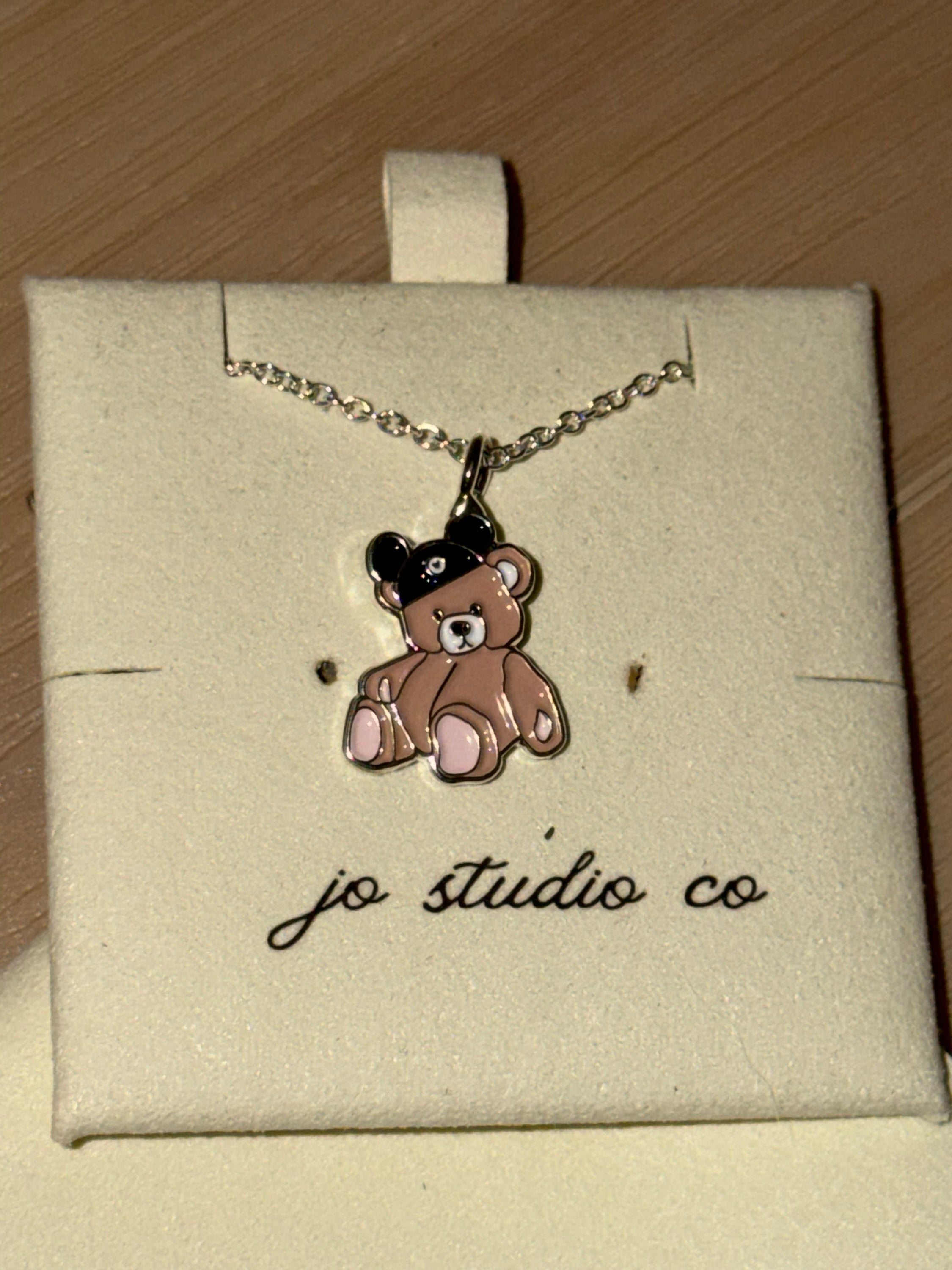Park Teddy Necklace Silver image 1
