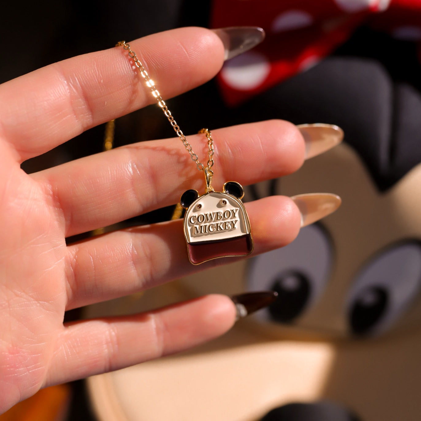 Cowboy Mickey Necklace image 0