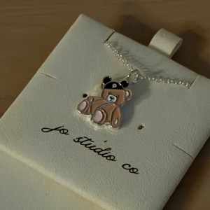 Park Teddy Necklace Silver