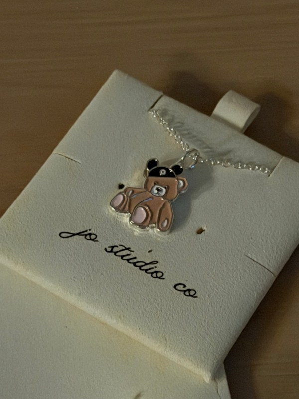 Park Teddy Necklace Silver