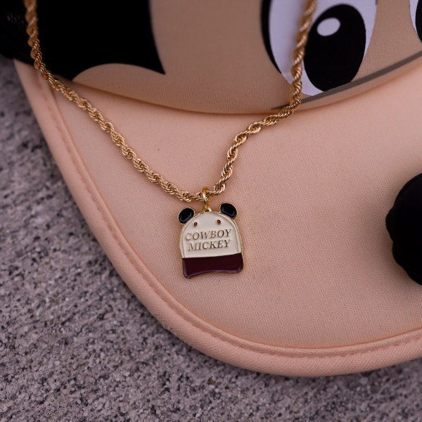 Luxe Cowboy Mickey Necklace
