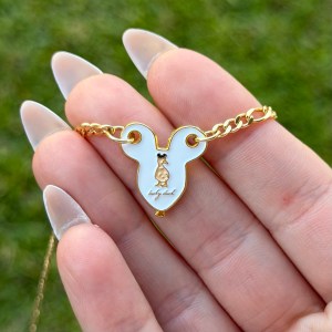 Lucky Duck Choker Ivory